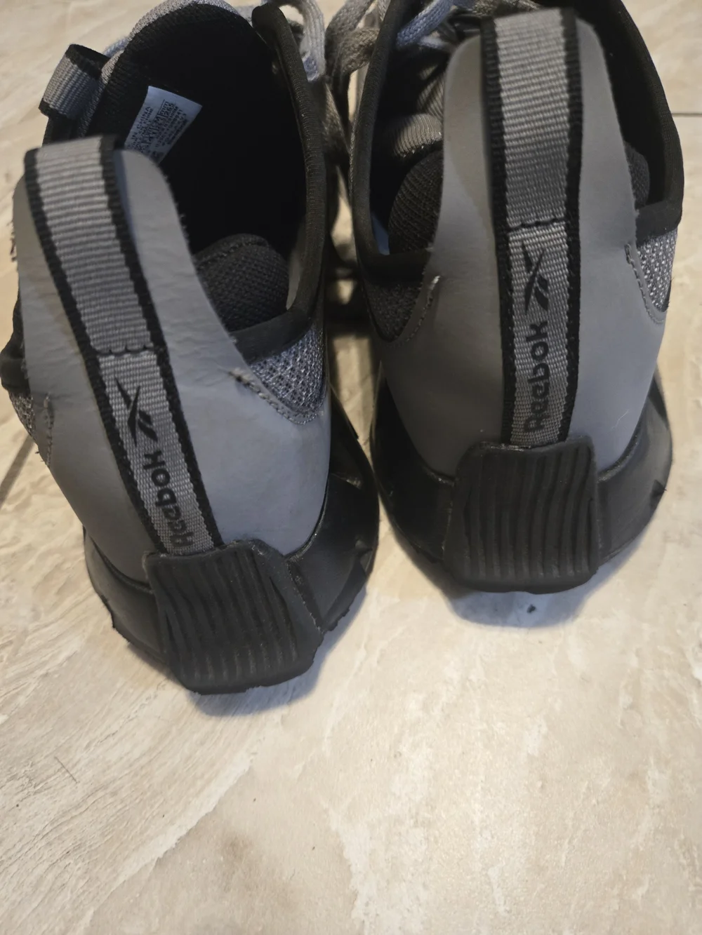 Reebok Men's Athletic Sneakers - Gray and Black